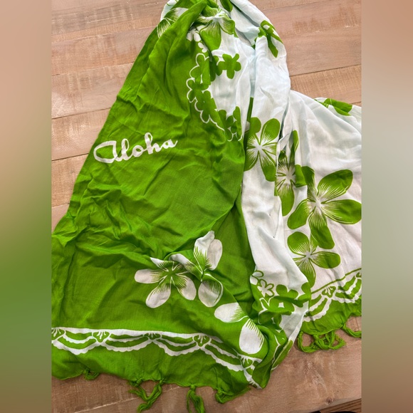 Hawaii Aloha swim vacation tourist souvenir swim bikini bottom sarong wrap - Picture 3 of 12